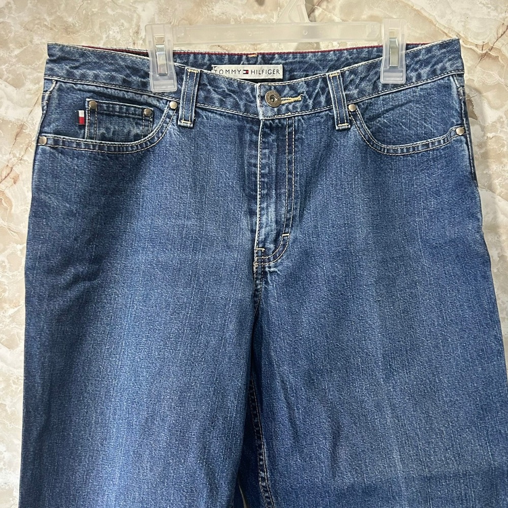Tommy Hilfiger Womens Blue Denim Jeans‎ Size 6 Relaxed Fit Classic